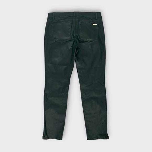 White House Black Market Green Coated Skimmer Pants - Picture 7 of 11